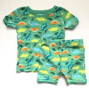 NWT BOYS OLD NAVY PAJAMAS PJS SIZE 3T SHARK FISH WHALE 2 PC SHORTS UNDER THE SEA